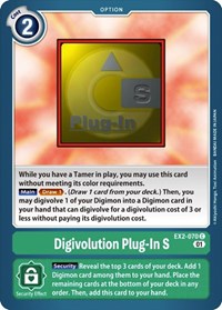 Digivolution Plug-In S (EX2-070 C) [Digital Hazard]