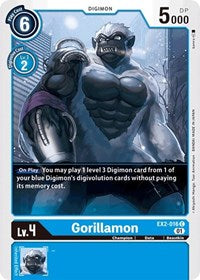 Gorillamon (EX2-016 C) [Digital Hazard]