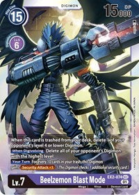 Beelzemon Blast Mode (EX2-074 SEC) [Digital Hazard]