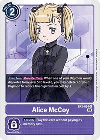 Alice McCoy (EX2-064 U) [Digital Hazard]