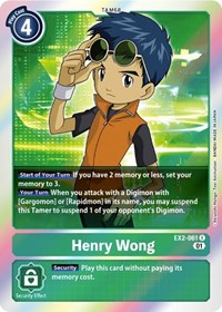 Henry Wong (EX2-061 R) [Digital Hazard]