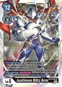 Justimon Blitz Arm (EX2-038 SR) [Digital Hazard]