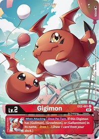 Gigimon (Alternate Art) (EX2-001 U) [Digital Hazard]
