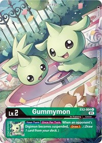 Gummymon (Alternate Art) (EX2-004 U) [Digital Hazard]