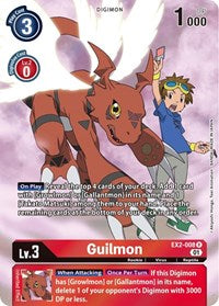 Guilmon (Alternate Art) (EX2-008 R) [Digital Hazard]