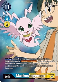 MarineAngemon (Alternate Art) (EX2-018 R) [Digital Hazard]