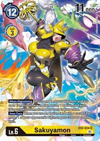 Sakuyamon (Alternate Art) (EX2-024 SR) [Digital Hazard]