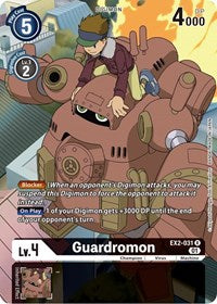 Guardromon (Alternate Art) (EX2-031 R) [Digital Hazard]