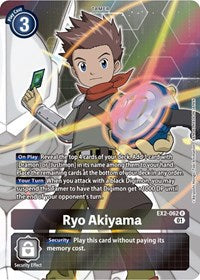 Ryo Akiyama (Alternate Art) (EX2-062 R) [Digital Hazard]