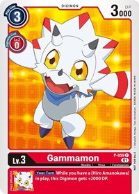 Gammamon (Official Tournament Pack Vol.5) (P-059 P) [Digimon Promotion Cards]