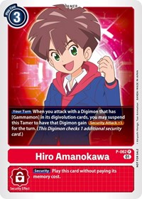 Hiro Amanokawa (Official Tournament Pack Vol.5) (P-062 P) [Digimon Promotion Cards]