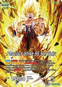 Son Goku // Ferocious Strike SS Son Goku (BT10-060) [Theme Selection: History of Son Goku]