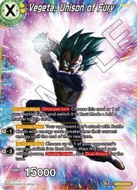 Vegeta, Unison of Fury (EX12-02) [Theme Selection: History of Vegeta]