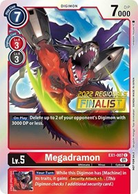 Megadramon (2022 Championship Online Regional) [Online Finalist] (EX1-007 C) [Classic Collection]
