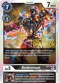 Andromon (2022 Championship Online Regional) [Online Champion] (EX1-048 C) [Classic Collection]
