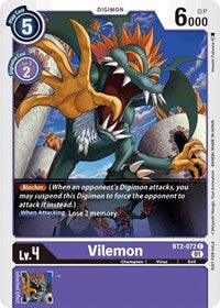 Vilemon - BT2-072 (Tamer Party Vol. 4 Promo) (BT2-072 C) [Release Special Booster 1.0]