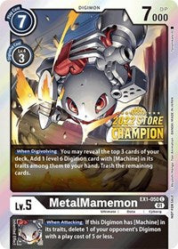 MetalMamemon (2022 Store Champion) (EX1-050 C) [Classic Collection]