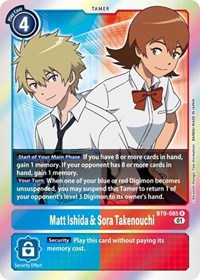 Matt Ishida & Sora Takenouchi (BT9-085 R) [X Record]