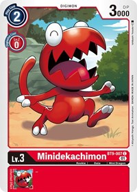 Minidekachimon (BT9-007 C) [X Record]