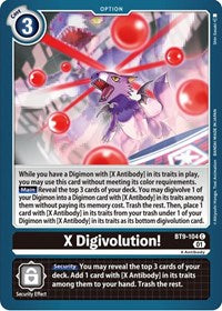 X Digivolution! (BT9-104 C) [X Record]