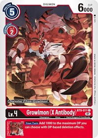 Growlmon (X Antibody) (BT9-011 C) [X Record]