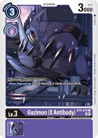 Gazimon (X Antibody) (BT9-070 C) [X Record]
