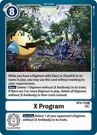 X Program (BT9-110 U) [X Record]