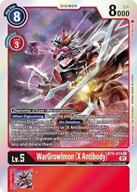 WarGrowlmon (X Antibody) (BT9-014 R) [X Record]