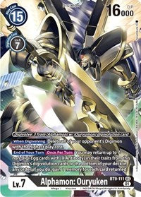 Alphamon: Ouryuken (BT9-111 SEC) [X Record]