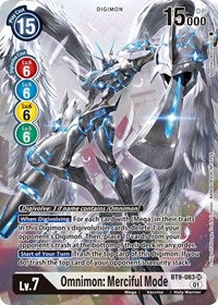 Omnimon: Merciful Mode (Alternate Art) (BT9-083 SR) [X Record]