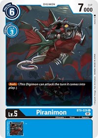 Piranimon (BT9-026 C) [X Record]