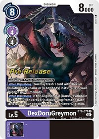 DexDoruGreymon (BT9-078 U) [X Record Pre-Release Cards]