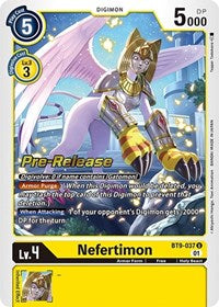 Nefertimon (BT9-037 U) [X Record Pre-Release Cards]