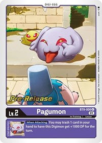 Pagumon (BT9-006 U) [X Record Pre-Release Cards]