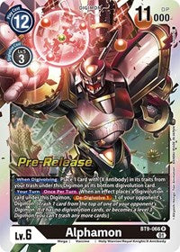 Alphamon (BT9-066 R) [X Record Pre-Release Cards]