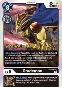 Grademon (BT9-064 R) [X Record Pre-Release Cards]