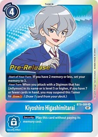 Kiyoshiro Higashimitarai (BT9-086 R) [X Record Pre-Release Cards]