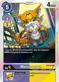 Meicoomon (BT9-074 R) [X Record Pre-Release Cards]