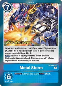 Metal Storm (BT9-097 R) [X Record Pre-Release Cards]