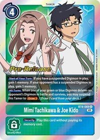 Mimi Tachikawa & Joe Kido (BT9-088 R) [X Record Pre-Release Cards]