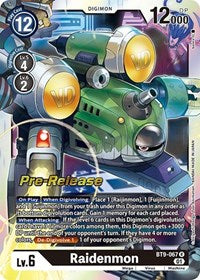 Raidenmon (BT9-067 R) [X Record Pre-Release Cards]