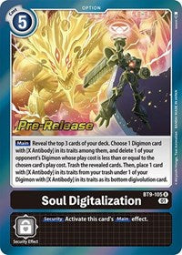 Soul Digitalization (BT9-105 R) [X Record Pre-Release Cards]