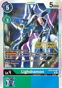 Lighdramon (2022 Championship Offline Regional) [Online Participant] (BT8-053 R) [New Awakening]
