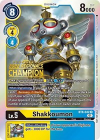 Shakkoumon (2022 Championship Offline Regional) [Online Champion] (BT8-042 R) [New Awakening]