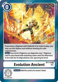 Evolution Ancient (2022 Championship Offline Regional) [Online Participant] (BT7-110 R) [Next Adventure]