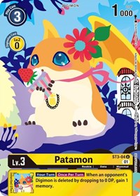 Patamon (Tamer's Card Set 2 Floral Fun) (ST3-04 U) [Starter Deck 03: Heaven's Yellow]