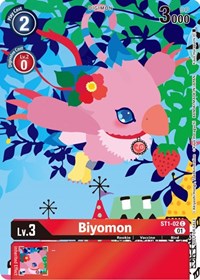 Biyomon (Tamer's Card Set 2 Floral Fun) (ST1-02 C) [Starter Deck 01: Gaia Red]