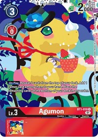 Agumon - BT1-010 (Tamer's Card Set 2 Floral Fun) (BT1-010 R) [Release Special Booster 1.0]