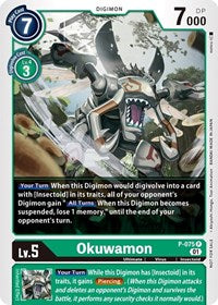 Okuwamon (P-075 P) [Digimon Promotion Cards]