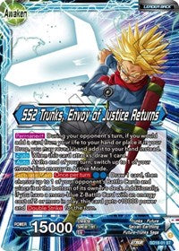 Trunks // SS2 Trunks, Envoy of Justice Returns (Silver Foil) (SD18-01) [Dawn of the Z-Legends]